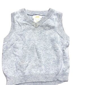 Joe Fresh baby grey sweater vest size 6-12 months